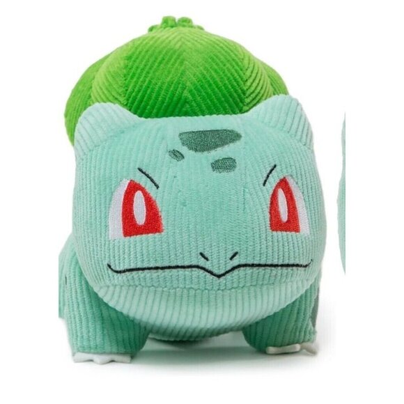 2022 Pokemon Bulbasaur Corduroy SELECT Plush Licensed Authentic New w/ Tags NWT - Picture 2 of 4